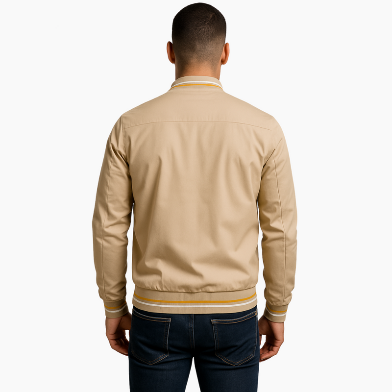 Bomber Jacket with Zip 