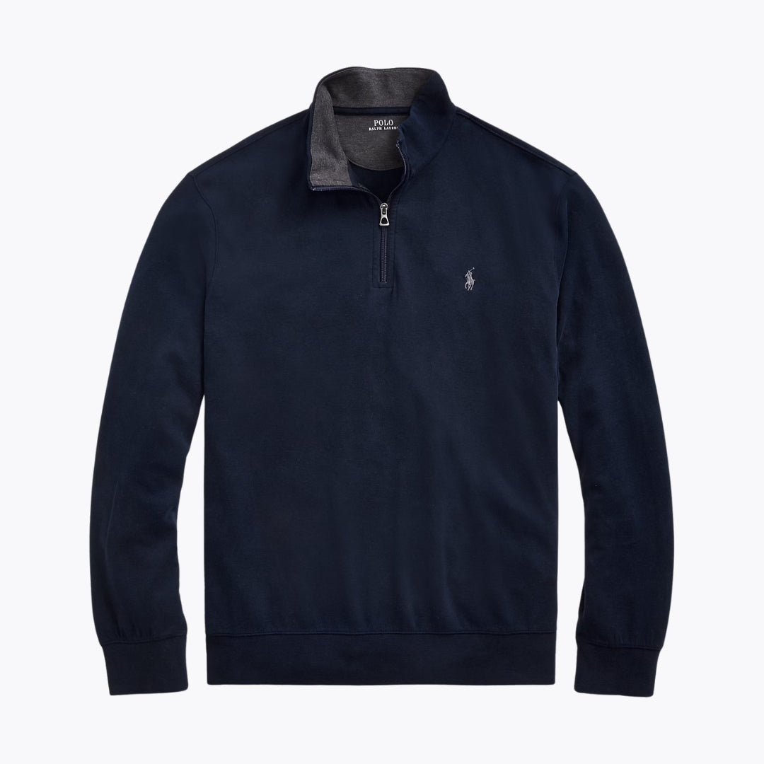 RL Luxury Jersey Quarter-Zip Pullover 