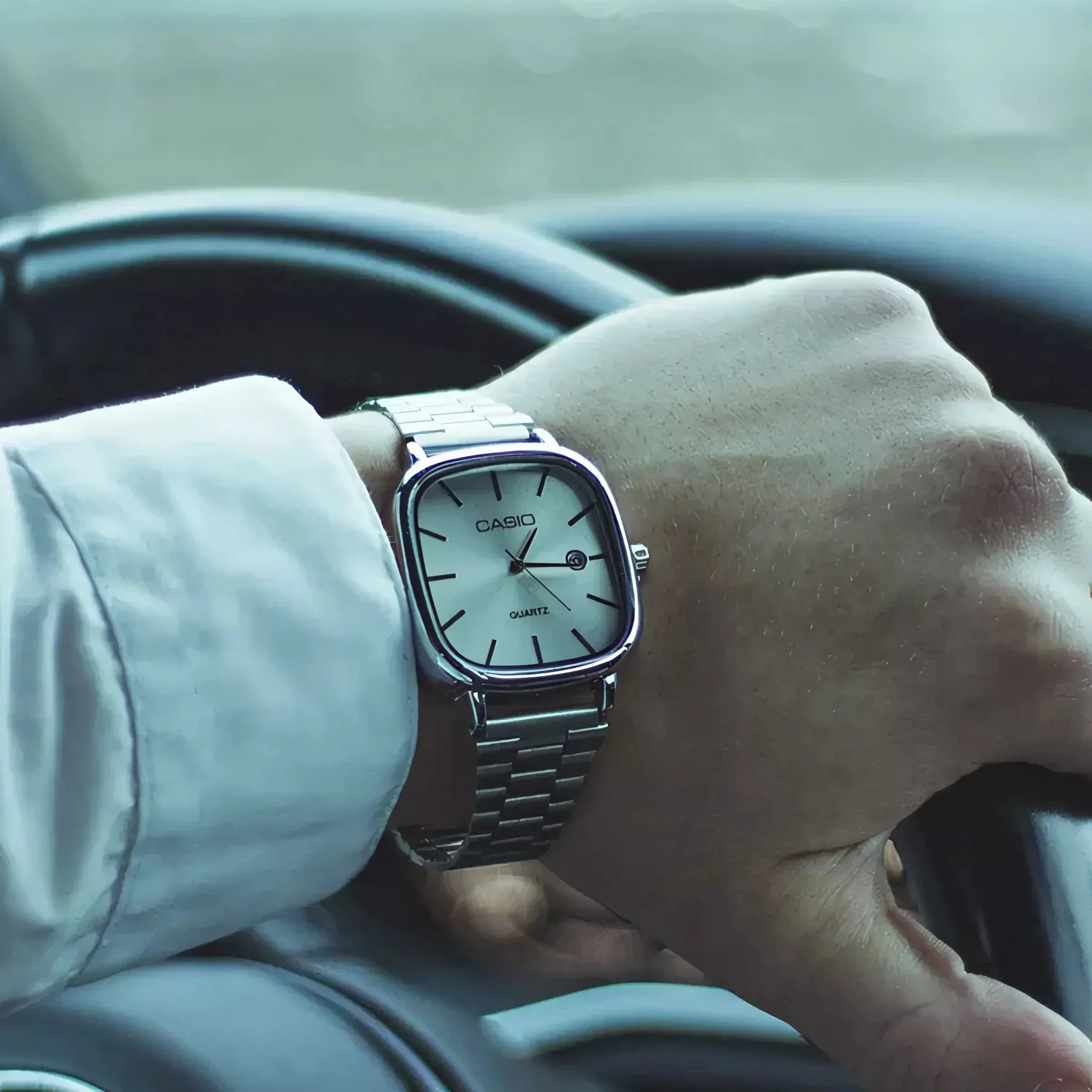 CASIO Luxurious 36mm Watch - Water Resistant | Transferred steel