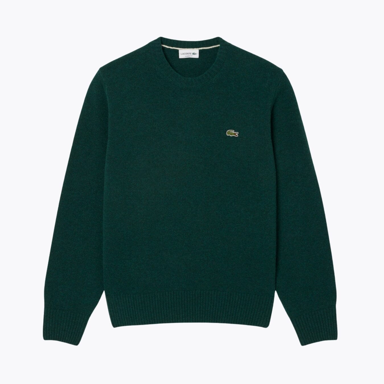 LC Carded Wool Crew Neck Sweater 