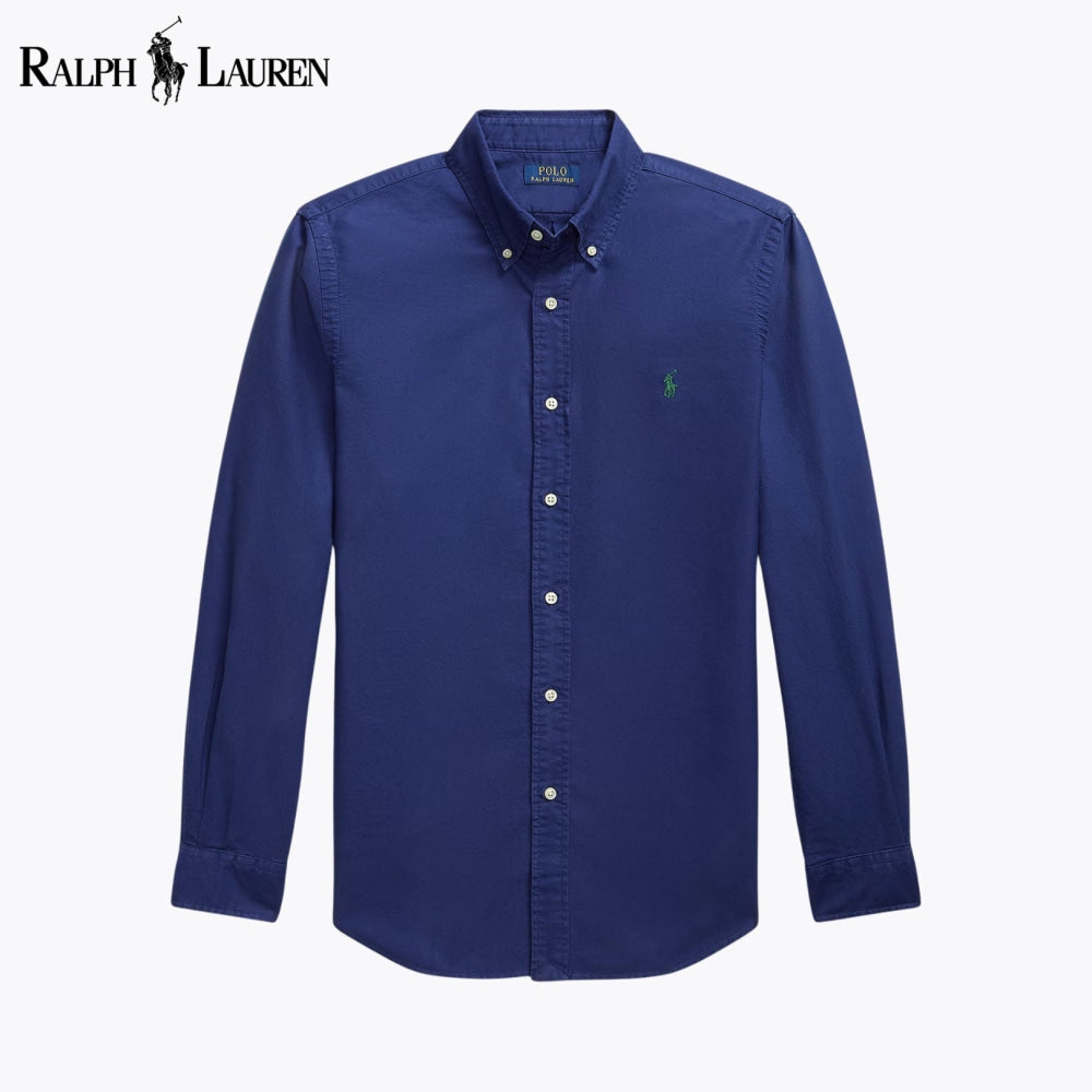 RL Slim Fit Garment-Dyed Oxford Shirt 